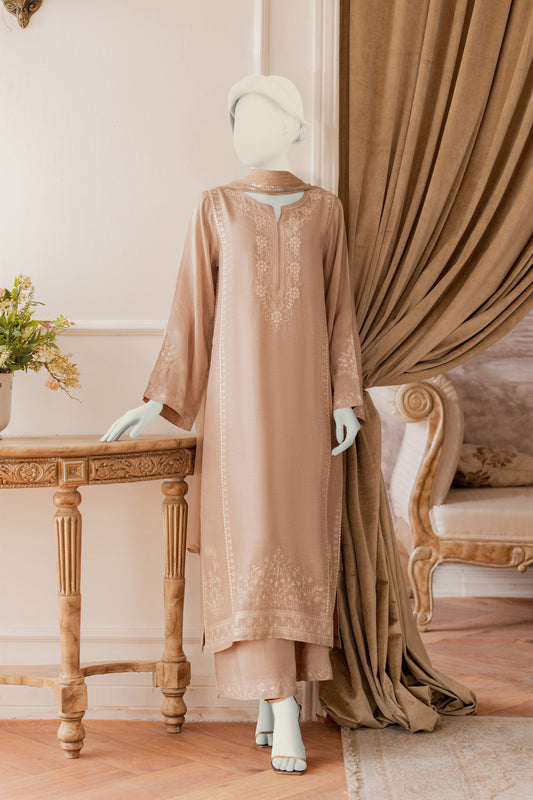 Premium RAW SILK - 3pc Biege