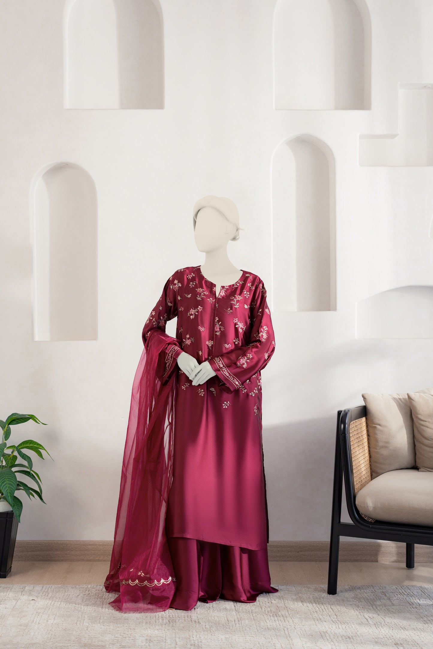 Zaina - 3pc Silk