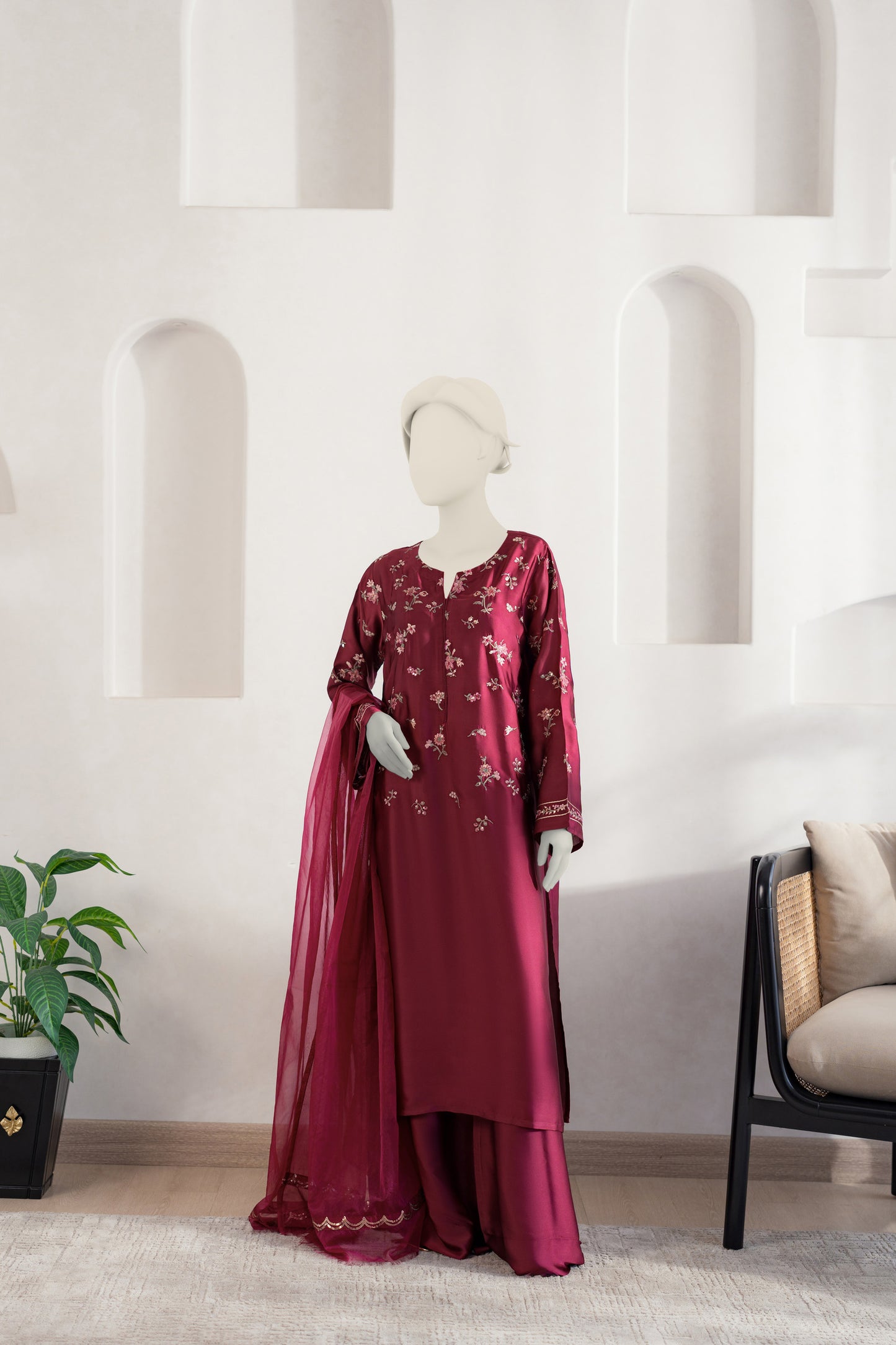 Zaina - 3pc Silk