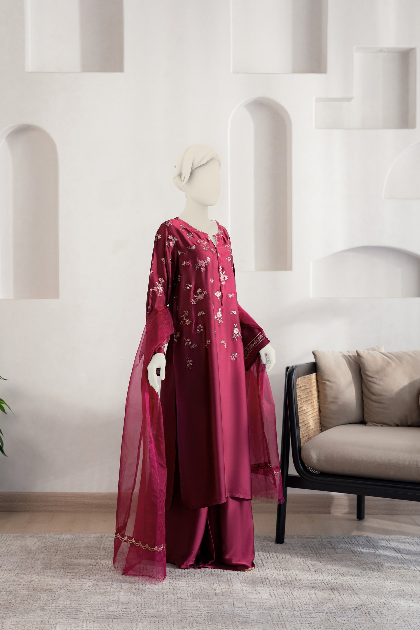 Zaina - 3pc Silk