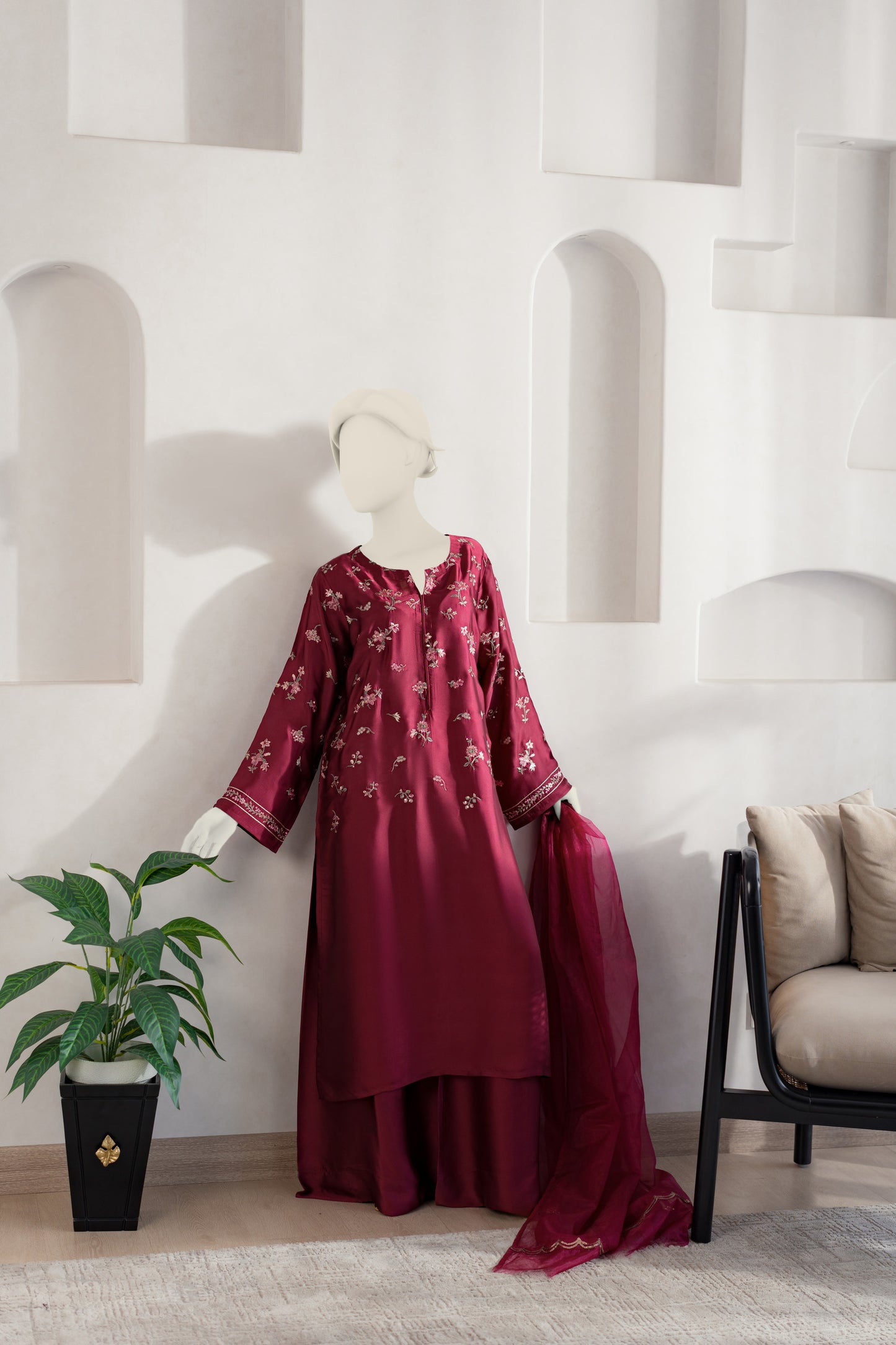 Zaina - 3pc Silk
