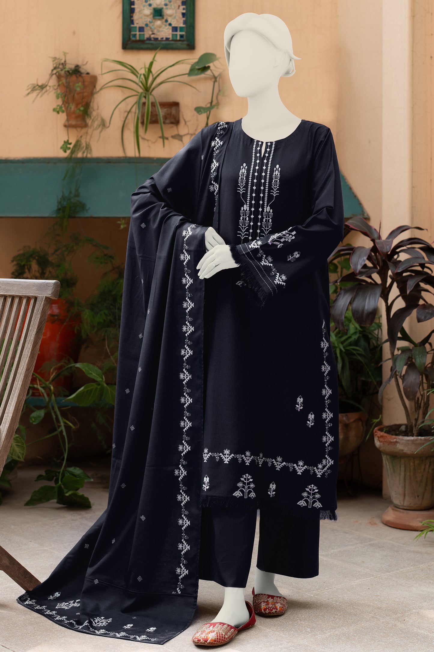 Kanwal 3pc Navy Blue