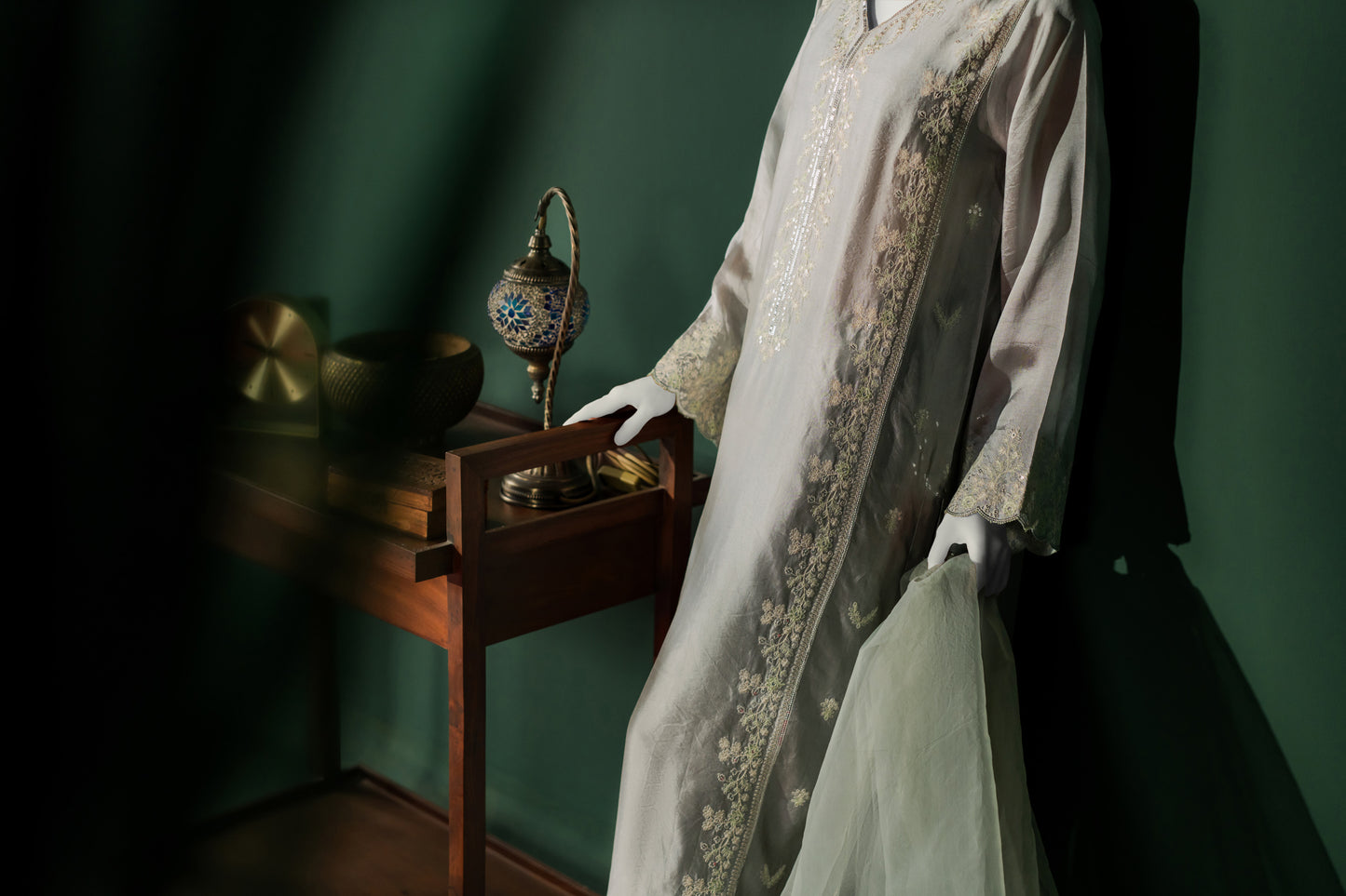 Sheesha Silk 3pc - Steel