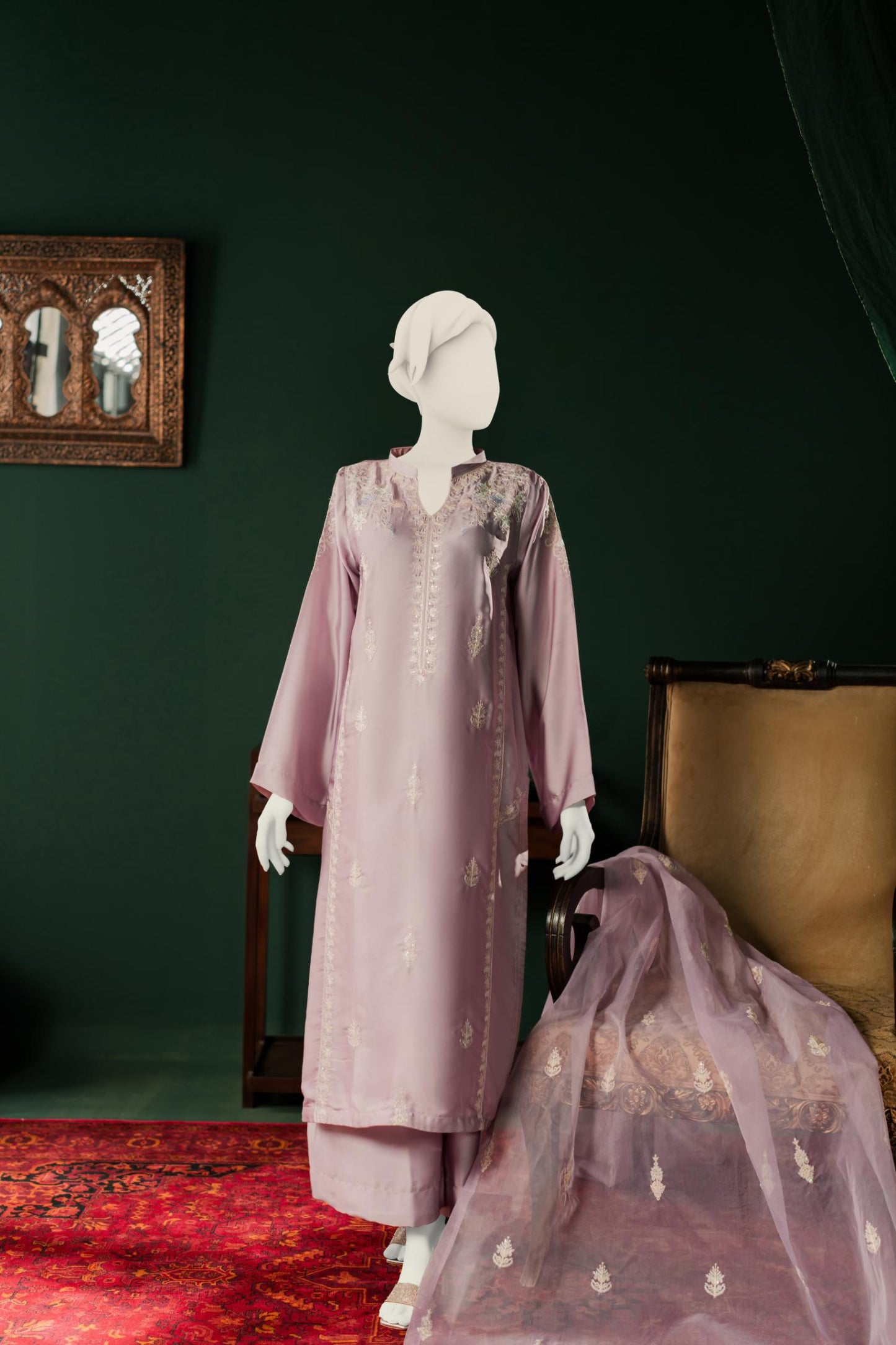 Shamoz Silk 3pc - Lilac