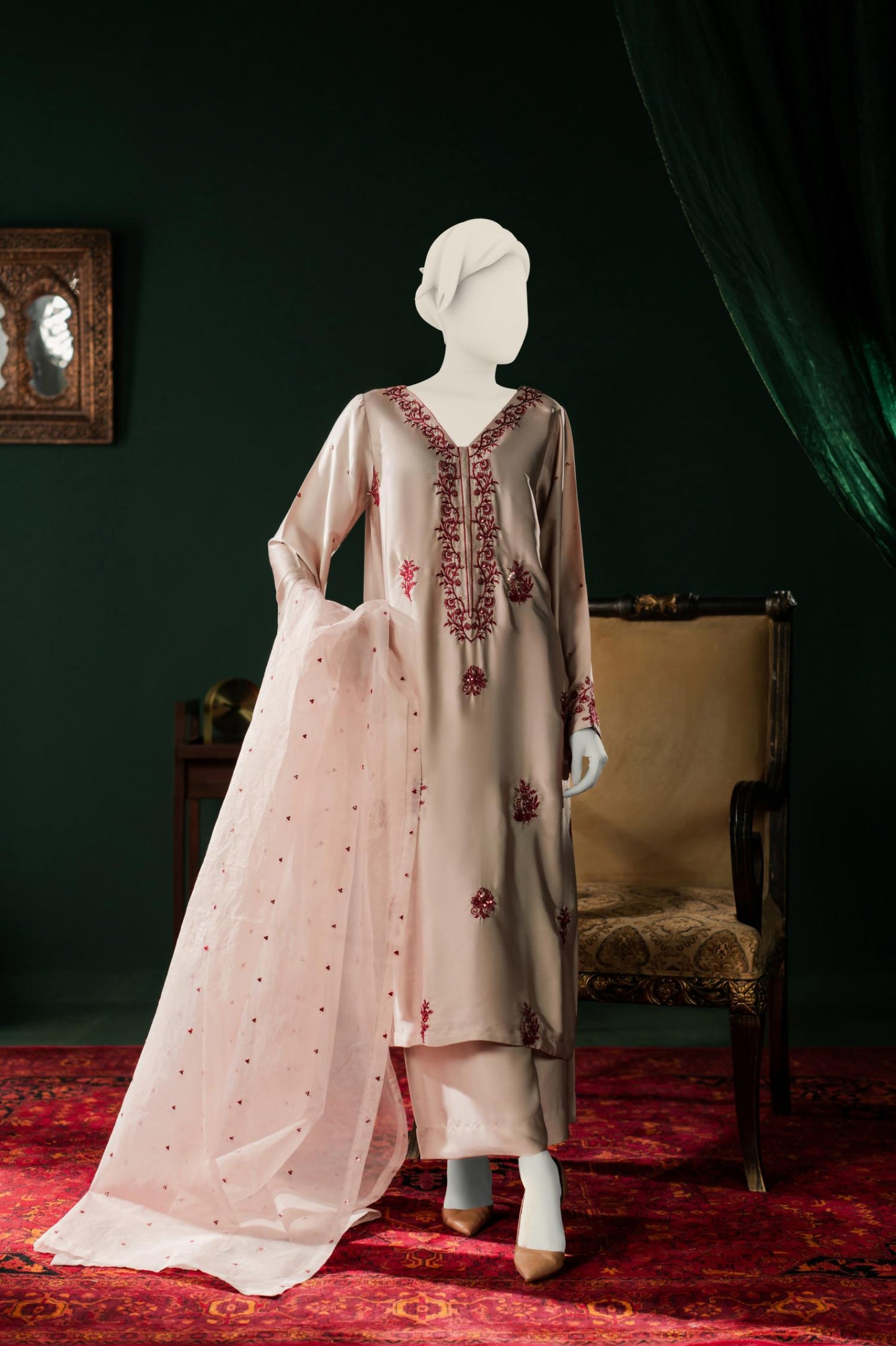 Shamoz Silk 3pc - Quick Silver