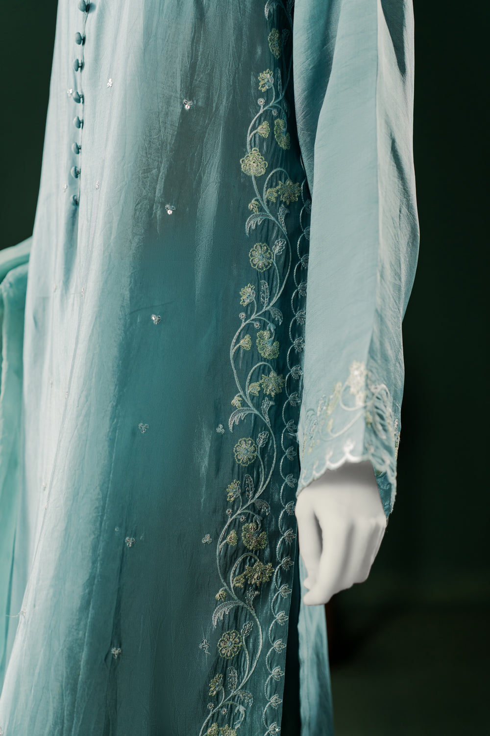 Sheesha Silk 3pc - Turquoise