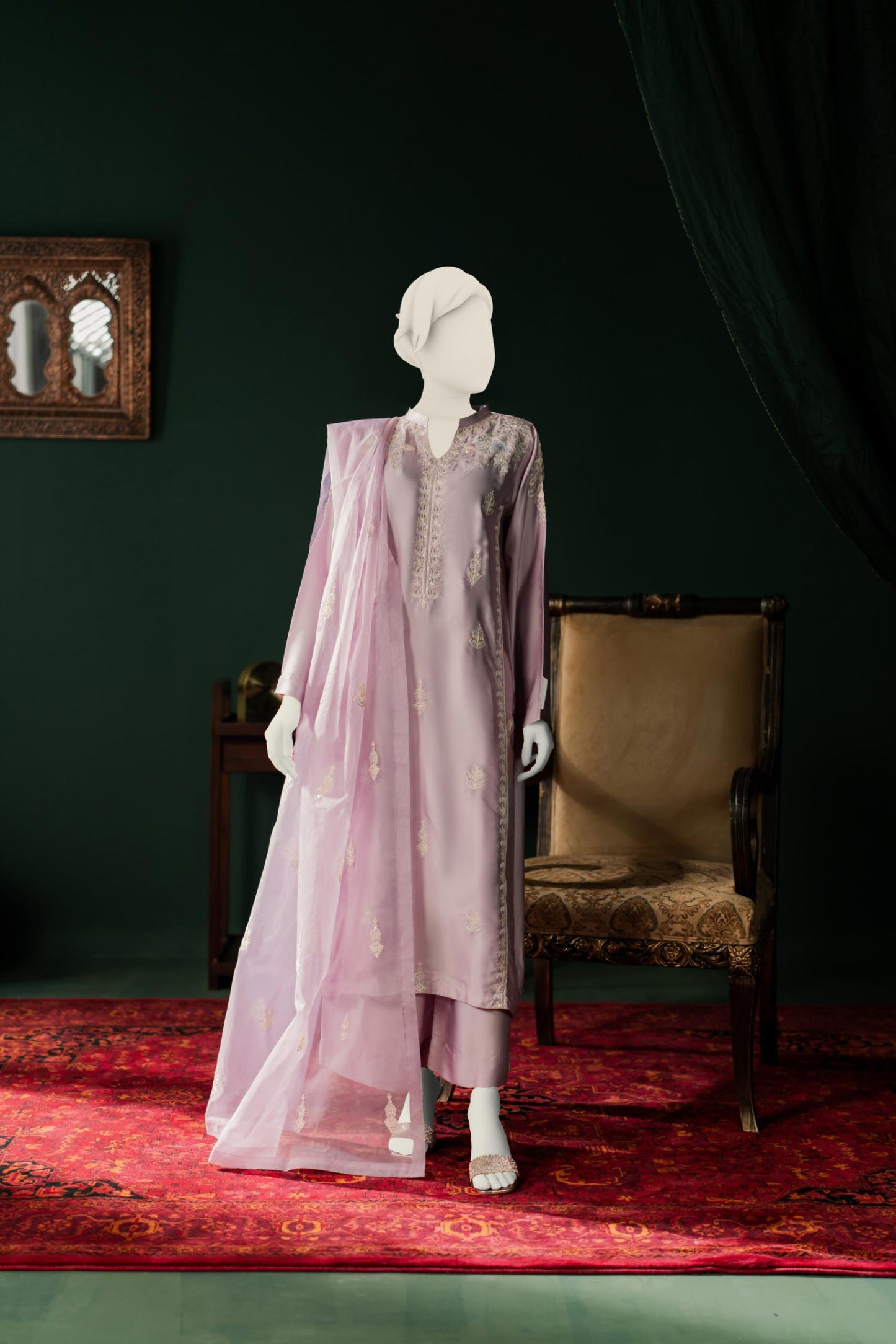 Shamoz Silk 3pc - Lilac