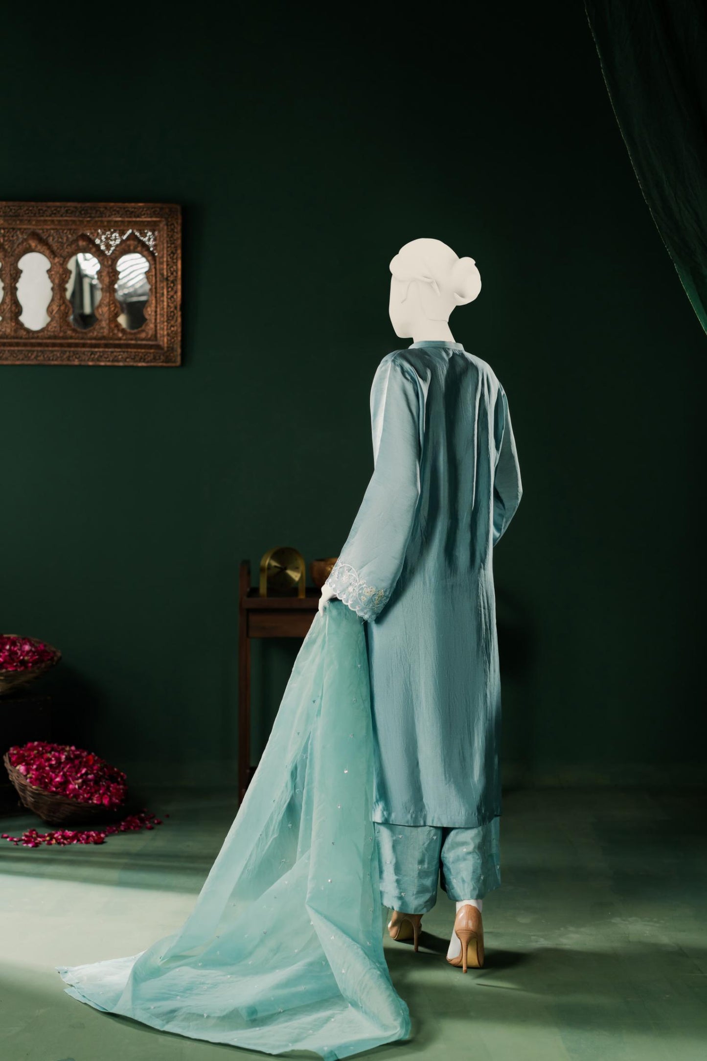 Sheesha Silk 3pc - Turquoise