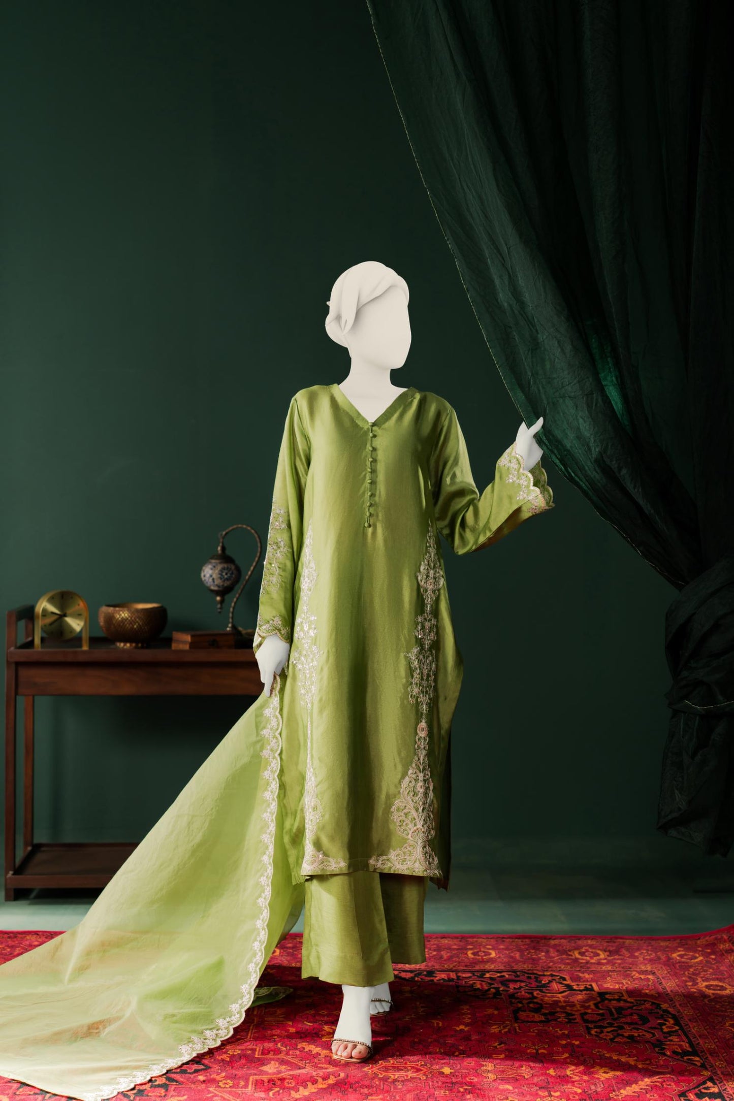 Sheesha Silk 3pc - Jade