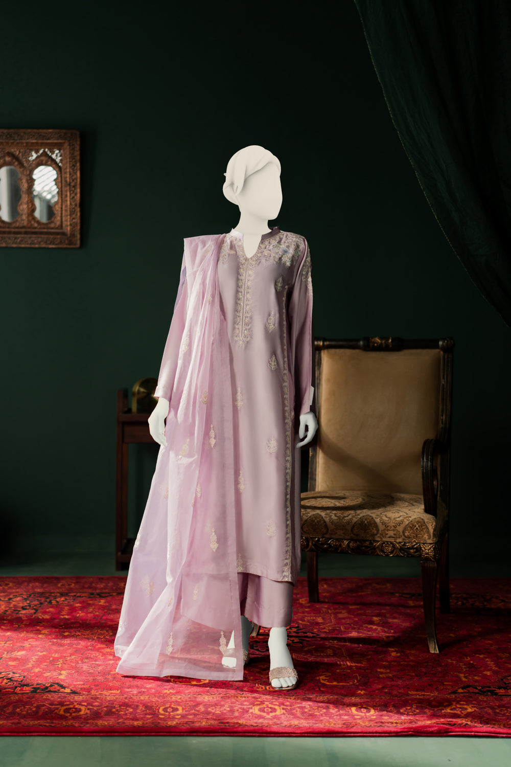 Shamoz Silk 3pc - Lilac