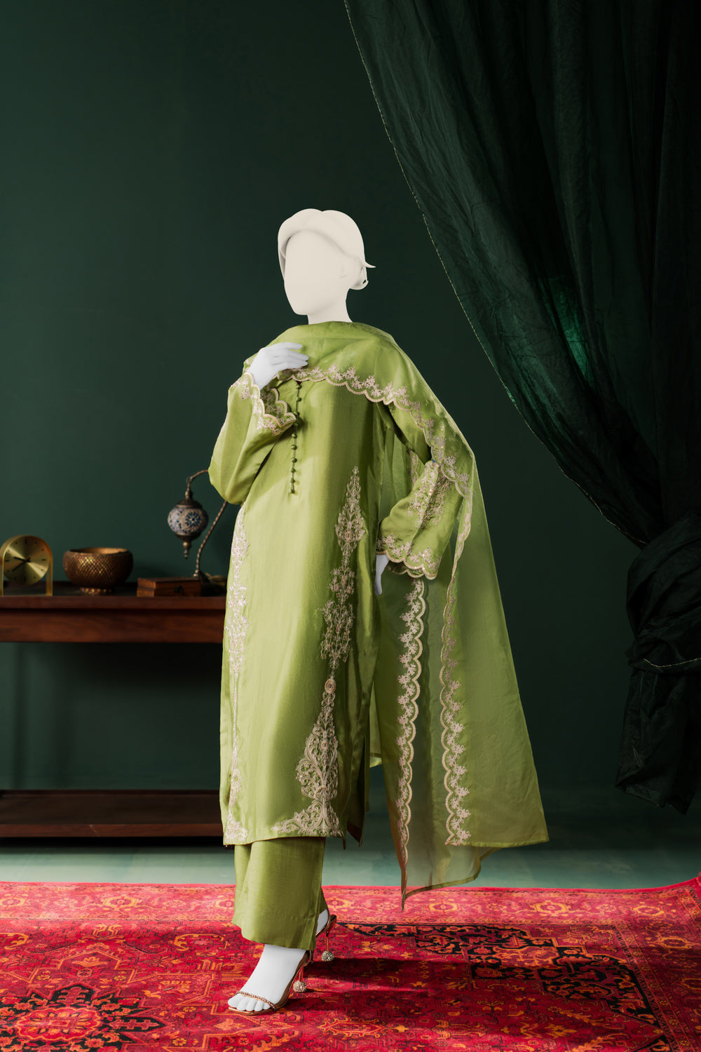 Sheesha Silk 3pc - Jade