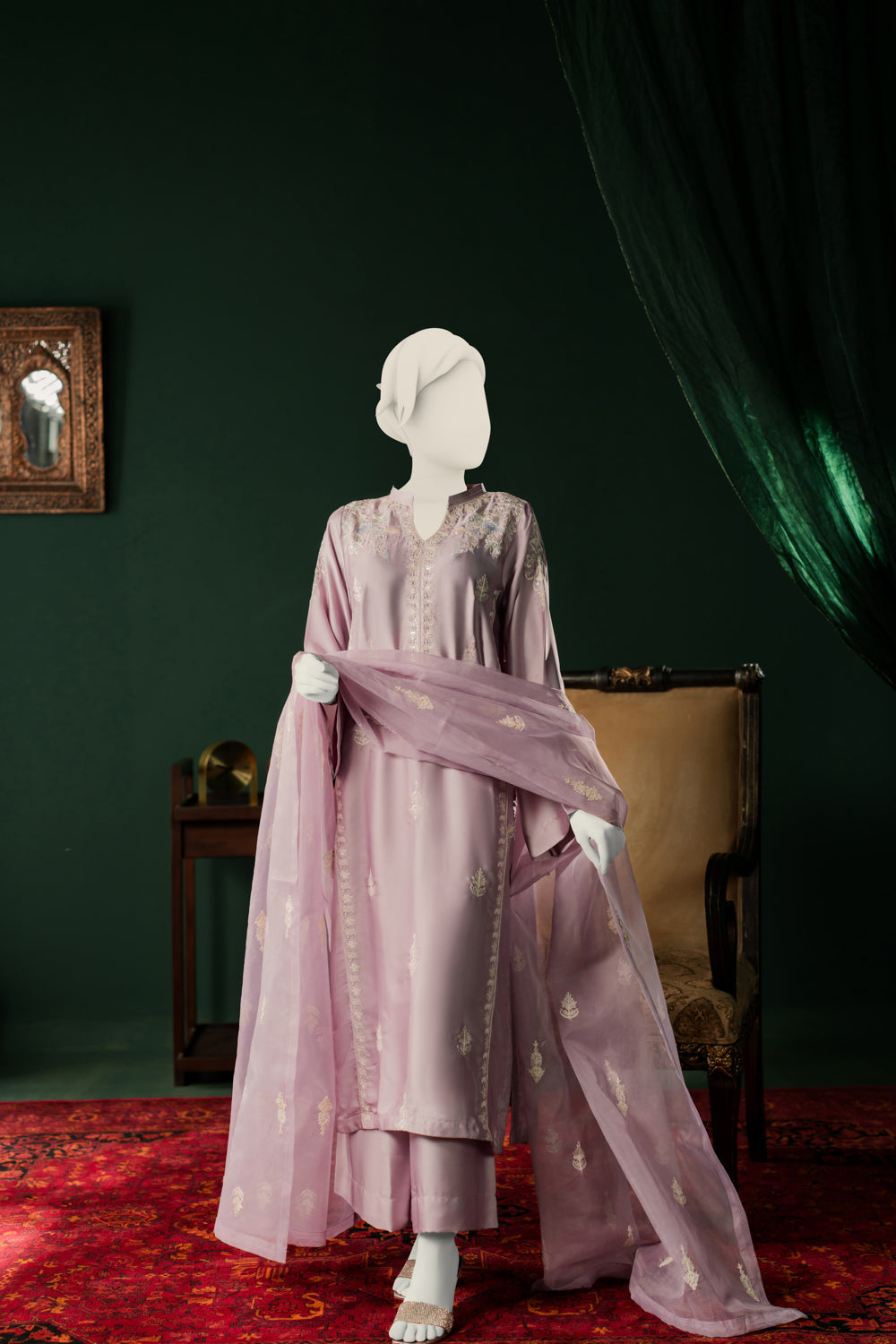 Shamoz Silk 3pc - Lilac