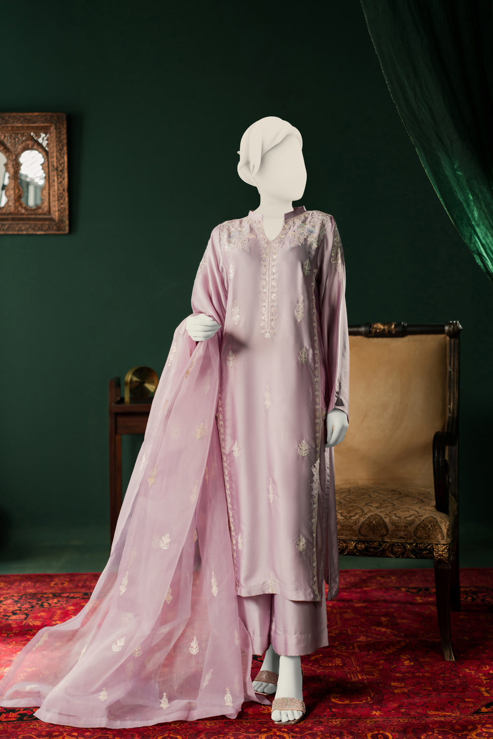 Shamoz Silk 3pc - Lilac