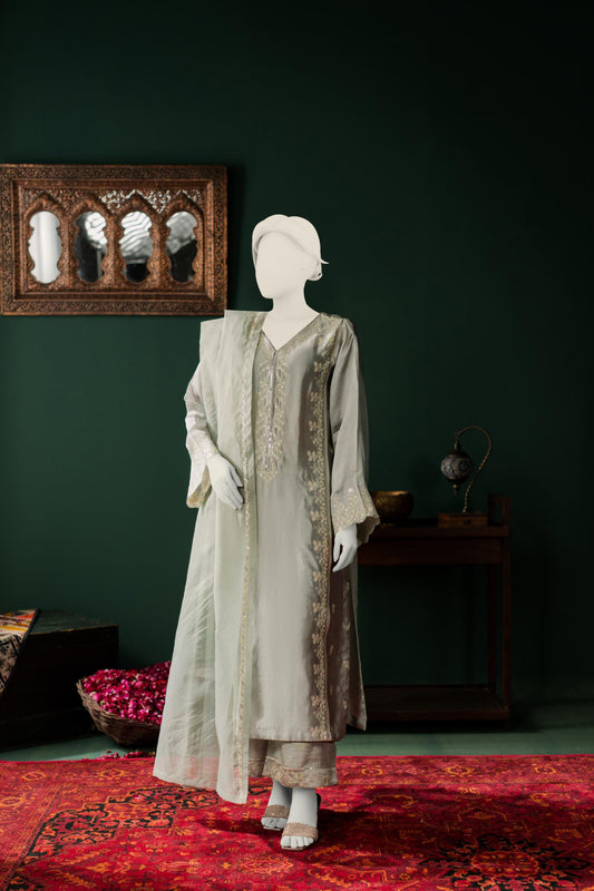 Sheesha Silk 3pc - Steel