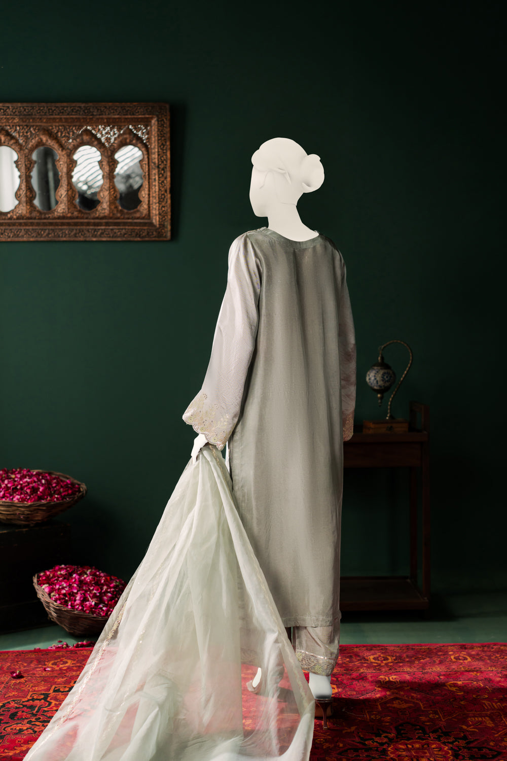 Sheesha Silk 3pc - Steel