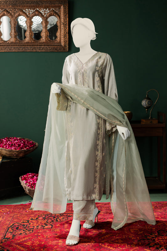 Sheesha Silk 3pc - Steel