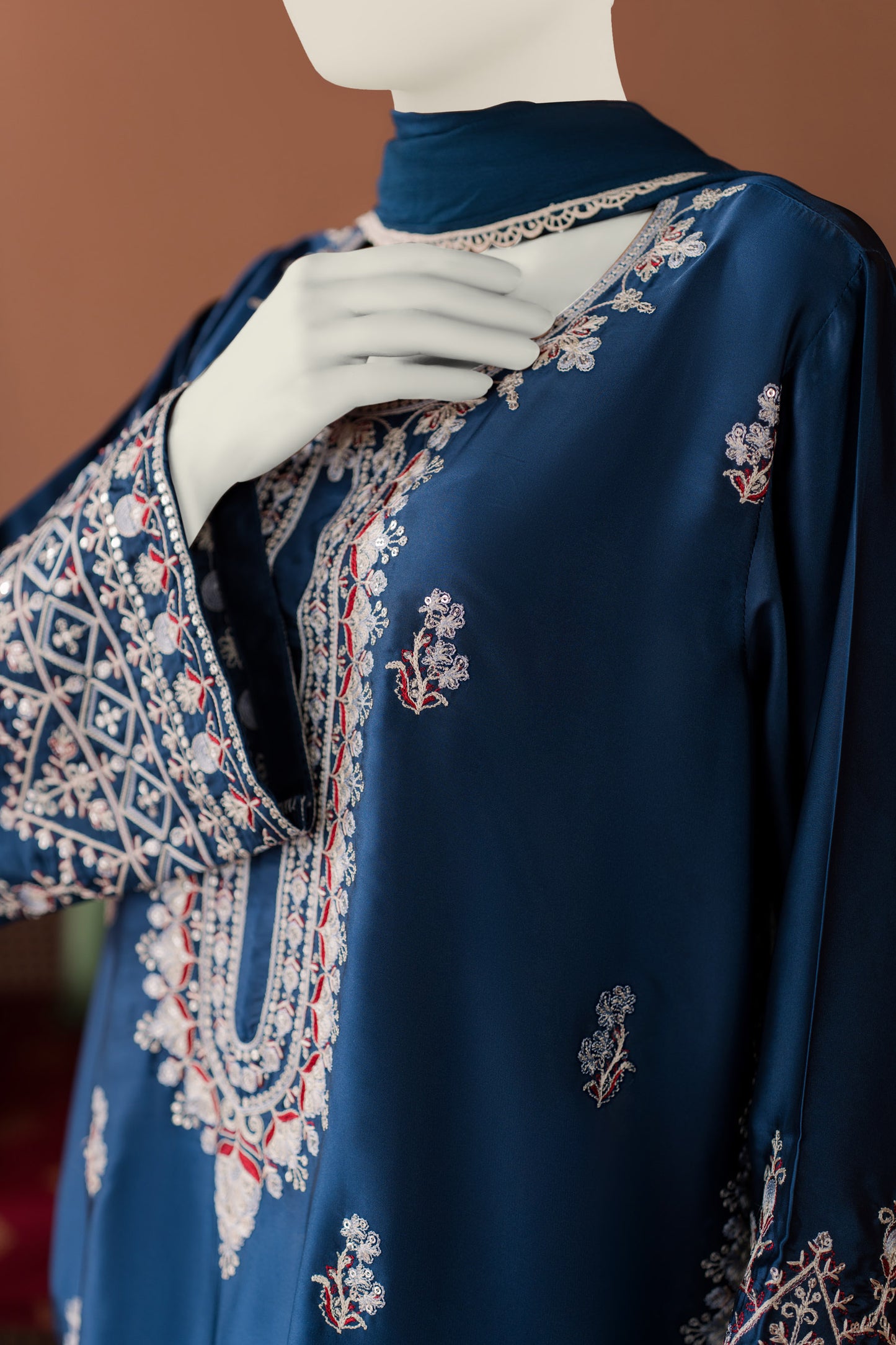 Nyla - 3pc Silk Farshi Set